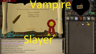 OSRS Quests  Vampire Slayer [upl. by Acilgna]