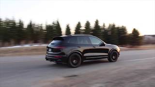 2016 Porsche Cayenne GTS Sport Exhaust driving sounds [upl. by Anasxor]