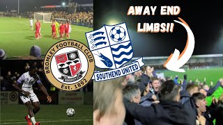 BROMLEY FC VS SOUTHEND11 BOXING DAY AWAY END LIMBS [upl. by Anaoy717]