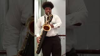 Practicing my baritone sax sound on a cruise ship [upl. by Ayikin]