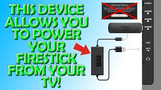 ⚡ This Device Allows You To Power Your Firestick From Your TV ⚡ [upl. by Adao]