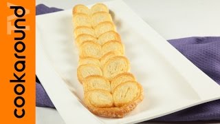 Ventagli dolci con la pasta sfoglia  Dolci semplici da fare [upl. by Vasileior]