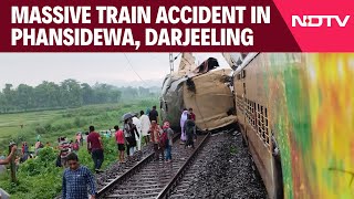 West Bengal Train Accident  Kanchanjunga Express Collides With Goods Train Rescue On [upl. by Thagard]