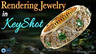 Behold Elven Enchantment RingRendering Jewelry in KeyShot jewelrydesign jewellery art myart [upl. by Eilata189]