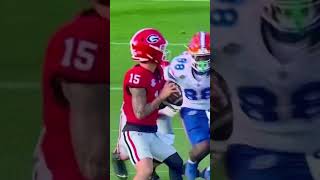 Georgia vs Florida Interception footballshorts football collegefootball [upl. by Dannel772]