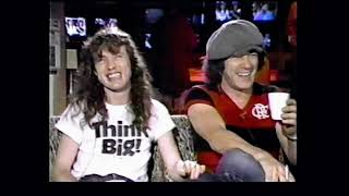 Angus Young amp Brian Johnson Interview 1985 [upl. by Yci701]