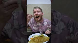 Foreigners try Indian DOSA for the first time 🇮🇳 shorts [upl. by Enyawud]