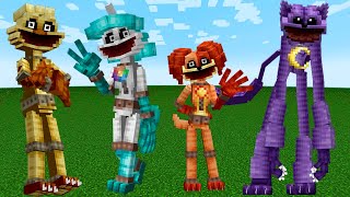 Poppy Playtime Chapter 3 addon Minecraft PE  NEW MOD MCPE [upl. by Assiruam]