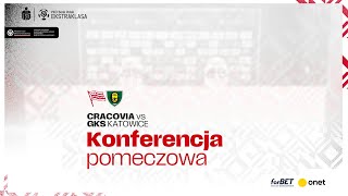 Transmisja Konferencja prasowa po meczu Cracovia  GKS Katowice 9112024 [upl. by Kreitman809]