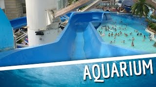 Aquaboulevard Paris  Toboggan quotAquariumquot Onride POV [upl. by Aicilas774]