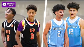 Bryce James amp Kiyan Anthony TOOK OVER Against Boozer Twins at Nike EYBL 🔥 [upl. by Tolman]