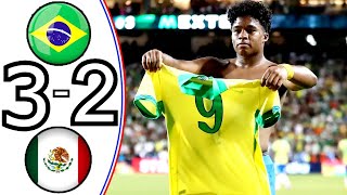 Mexico vs BrazilMexico vs Brazil All Goals Highlights2024 [upl. by Hearn584]