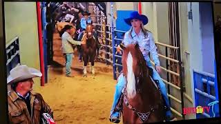 2023 NFR Barrel Racing Round 10 RECORDS MADE nfr nfrfinals [upl. by Devonne926]