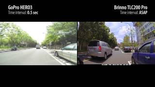 Time Lapse CameraComparison Biking GoPro or Brinno [upl. by Ilise]