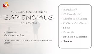 Llibres sapiencials de la Biblia Saviesa [upl. by Juana]