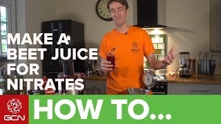 How To Make A HighNitrate Beet And Carrot Juice  GCNs Food For Cycling [upl. by Britni238]