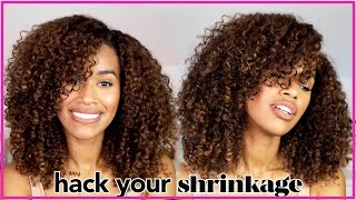 How to Elongate Your Curls  Wash n GO [upl. by Newob334]