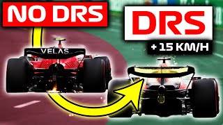 Descubre la MÁGIA del DRS en la F1💥 ¡El Mayor TRUCO de los PILOTOS para ADELANTAR  Reglamento [upl. by Jacquetta]