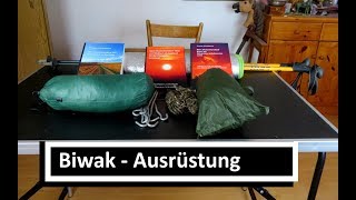 Biwakieren und Ausrüstung BiwakausrüstungTipps für Fernwanderer Abenteuerläufer und Bushcrafter [upl. by Imhskal924]