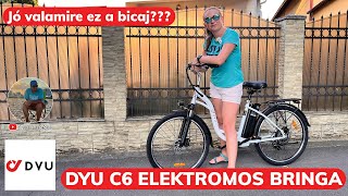 DYU C6 elektromos bicikli  Ebike kicsomagolás és teszt [upl. by Barbabas]