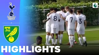 Tottenham vs Norwich City  Highlights  U18 Premier League 07102023 [upl. by Belden]