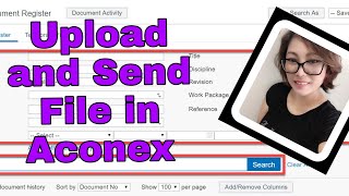 Upload and Send Document in Aconex [upl. by Ynalem]