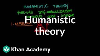 Humanistic theory  Behavior  MCAT  Khan Academy [upl. by Sehcaep]