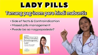 LADY PILLS TAMANG PAGINOM Pwede ba sa breastfeeding  Lady pills Side effects Tagalog [upl. by Alysa387]