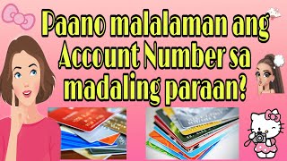 Easiest way How to know your Account Number ATM [upl. by Rosinski]