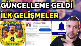 GÃœNCELLEME GELDÄ° ğŸ”¥ Ä°LK GELÄ°ÅMELER amp BAZI PLATFORMLARDA ZAM amp YENÄ° EPÄ°C OYUNCULAR EFOOTBALL 2024 [upl. by Coben]