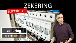 natuurkunde uitleg ELEKTRICITEIT ZEKERING [upl. by Eirrahs]