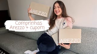 COMPREI R1000 de Arezzo 😍✨ AS SANDÁLIAS MAIS LINDAS DA COLEÇÃO NOVA AREZZO ✨ CUPOM AREZZO [upl. by Ynnav]