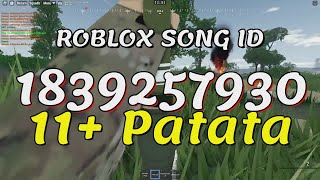 11 Patata Roblox Song IDsCodes [upl. by Nagar18]