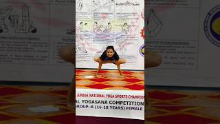 National level Yoga competitions started😊yogaasanas youtubeshorts yogachampionship yogaposesnew [upl. by Korff172]