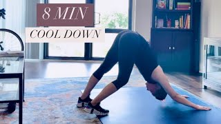 8 MIN FULL BODY COOL DOWN amp STRETCH [upl. by Wil]