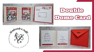 Double dome card  6 x 6 envelope  CraftStashcoukTV MixedUpCraft [upl. by Atnuahc]