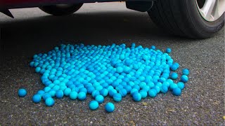 Crushing Crunchy amp Soft Things by Car  EXPERIMENT Paintballs vs Car [upl. by Acinelav539]