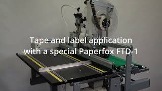 Simultaneous Application of Adhesive Tape and Labels [upl. by Marinelli965]