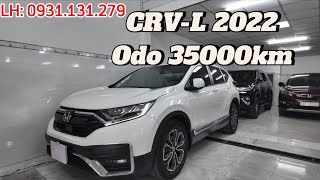 Honda Crv 2022 Bản L đi ít 35000km xeluot crv [upl. by Anifares]