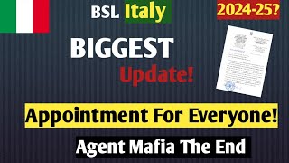 BLS italy appointment new update 202425 Session  How to book bls italy Appointment  Bls Update [upl. by Madonia624]