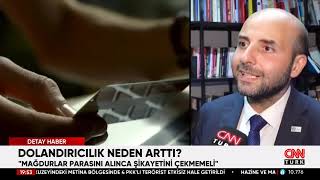 CNN Türk  Prof Dr Ali Murat Kırık  Türkiyede dolandırıcılık olayları neden artış gösteriyor [upl. by Bellis]