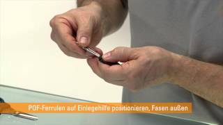 Konfektionierungsvideo SteadyTec® Industrial Ethernet POF Stecker IP67 [upl. by Anaeel]