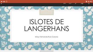 Islotes de Langerhans [upl. by Ball]