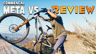 4K Perfectly Balanced Commencal Meta v5 Review [upl. by Milurd]