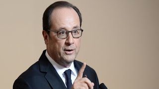 Centenaire de Mitterrand  un hommage et beaucoup denjeux pour Hollande [upl. by Leyes]