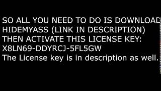 HideMyASS VPN Pro LICENSE KEY 2018 [upl. by Aleahs]