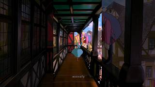 If howls moving castle was filmed vertically ✨️ animeedit howlsmovingcastle [upl. by Borszcz]