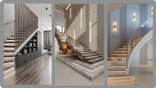 Top 50 Modern Home Staircase Design idiasLatest Staircase Railing Idias [upl. by Ahsiyn114]