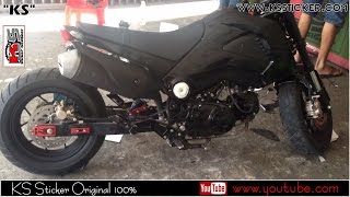 Honda MSX 125 new modified black color [upl. by Alaham924]