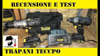 Recensione e Test Coppia Avvitatori Teccpo by Paolo Brada DIY [upl. by Adierf]